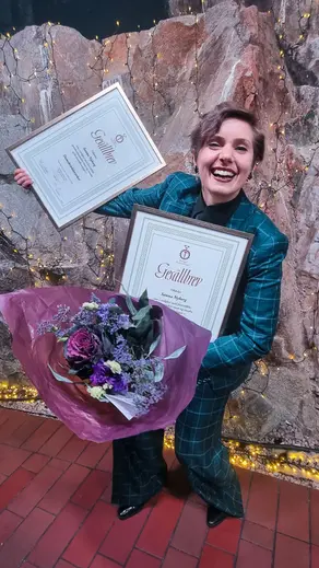 Sanna Nyberg får två gesällbrev